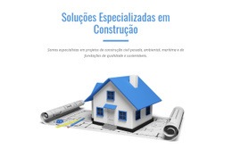 Casas Unifamiliares - Modelo HTML5 Profissional