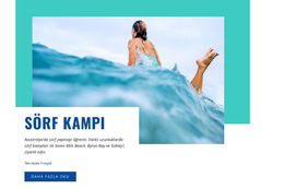 Spor Sörf Kampı - Ücretsiz HTML Şablonu