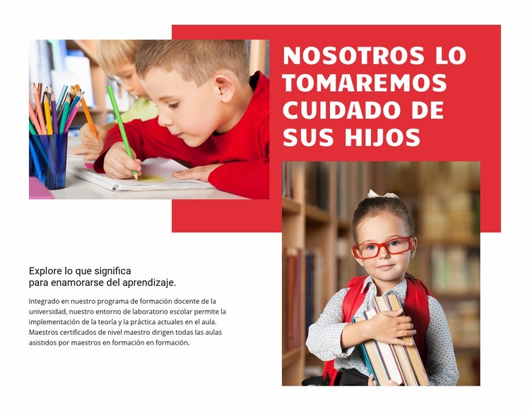 Clave para desarrollar los talentos de los niños Diseño de páginas web