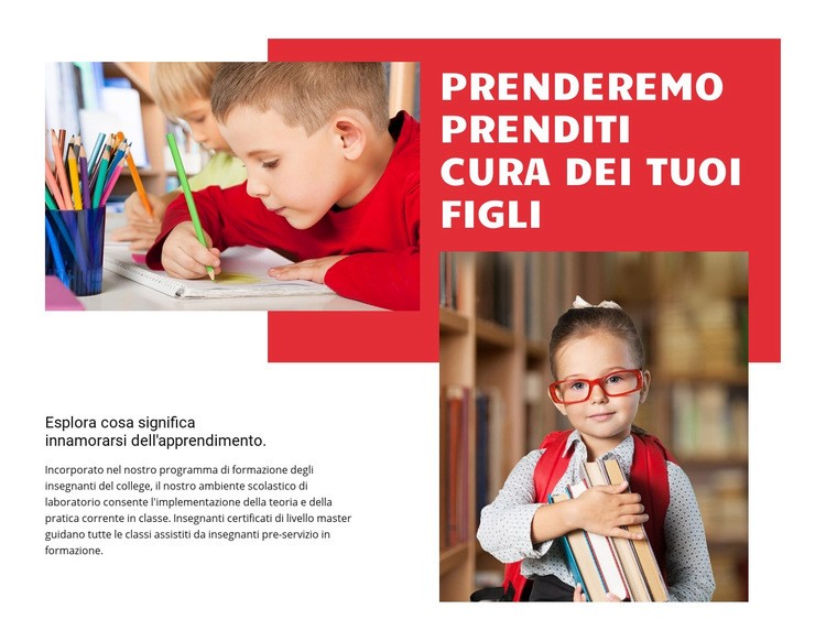 La chiave per sviluppare i talenti dei bambini Modelli di Website Builder