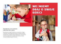 Klucz Do Rozwoju Talentów Dzieci - Projekt Strony Internetowej Do Bezpłatnego Pobrania