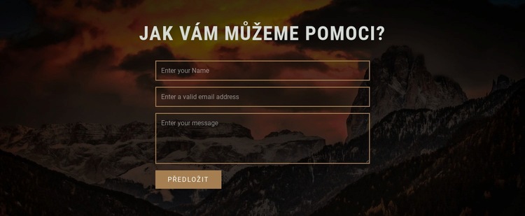 Jak vám můžeme pomoci Šablona