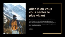 Il N'Y A Pas De Fin Aux Aventures - Page De Destination Gratuite, Modèle HTML5