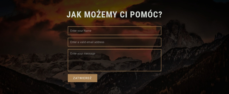 Jak możemy ci pomóc Motyw WordPress