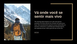 Não Há Fim Para As Aventuras - Modelo De Site Gratuito