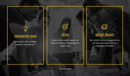 Wir Schaffen Unverwechselbare Marken - Einseitenvorlage