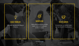 Farklı Markalar Yaratıyoruz - Web Sayfası Şablonu