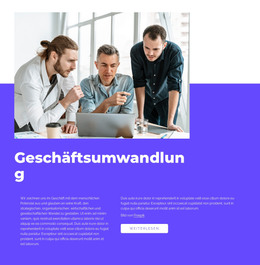 Unsere Arbeit Ist Transformativ - Responsive HTML5-Vorlage
