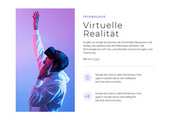 VR-Technologie – Vorlage Für Website-Builder