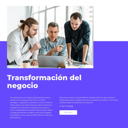 Nuestro Trabajo Es Transformador: Plantilla HTML5 Adaptable