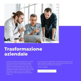 Progettazione Del Sito Web Per Il Nostro Lavoro È Trasformativo