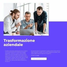 Tema HTML5 Per Il Nostro Lavoro È Trasformativo