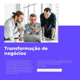 Tema HTML5 Para Nosso Trabalho É Transformador
