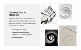 Strategieën En Doelen - Persoonlijk Websitesjabloon