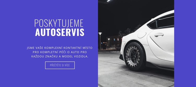 Nabízíme autoservisy Šablona CSS