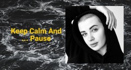 Website Design For Keep Calm And Pause
