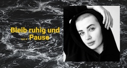 Bleib Ruhig Und Mach Eine Pause - Einfache Zielseite