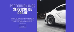 Brindamos Servicios De Automóvil - Diseño De Sitio Moderno