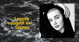 HTML Oldal Tervezés A Következőhöz: Maradjon Nyugodt És Szüneteljen