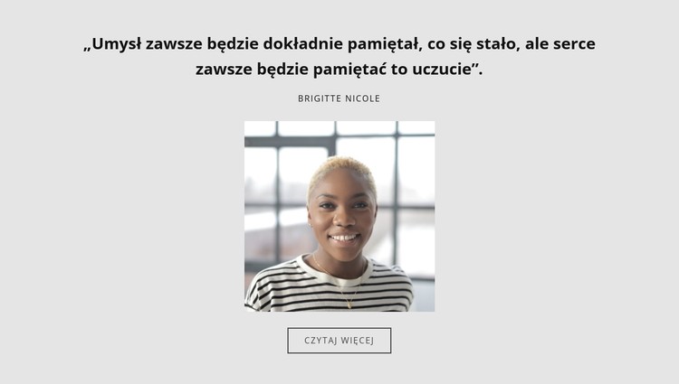 Podziękowania od naszych klientów Szablon CSS