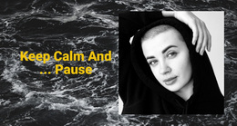 Multipurpose Website Design For Keep Calm And Pause