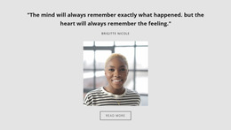 Screen Mockup For Thanks From Our Clients