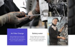 Auto Reparatie Salon Ontwerpsjabloon