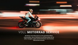 Voller Motorrad-Service Website-Vorlagen