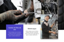 Salón De Reparación De Automóviles: Página De Inicio De Comercio Electrónico