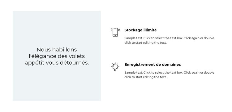 Deux avantages et un devis Modèles de constructeur de sites Web