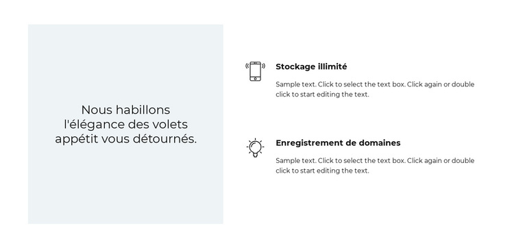 Deux avantages et un devis Thème WordPress