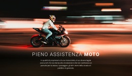 Servizio Moto Completo: Trascina E Rilascia Il Mockup Del Sito Web