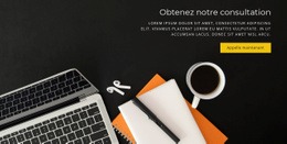 Obtenez Notre Consultation - HTML Template Generator