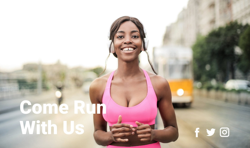 Perfect running technique Squarespace Template Alternative