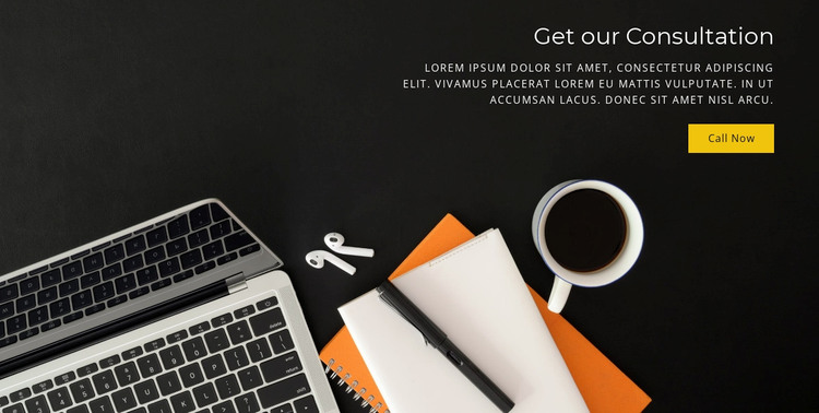 Get our consultation WordPress Theme