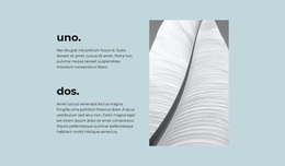 Dos Pasos Principales - Tema Gratuito De WordPress