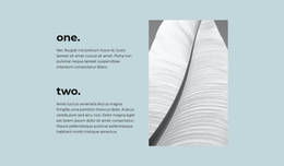 Two Main Steps - HTML5 Landing Page