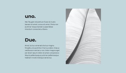 Due Passaggi Principali - Pagina Di Destinazione HTML5