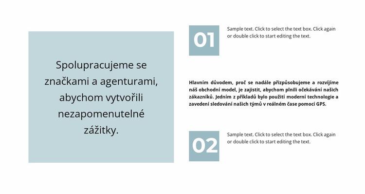 Citát a spousta textu Šablona CSS