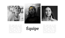 Equipe De Trois Filles - Modèle De Site Web Gratuit