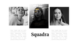 Squadra Di Tre Ragazze - Design Del Sito Web Scaricabile Gratuitamente