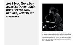 Beste Saxofonist - WordPress-Thema