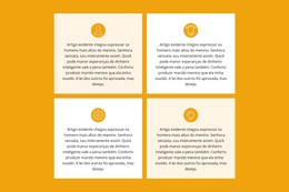 Quatro Benefícios Importantes - Tema WordPress Premium