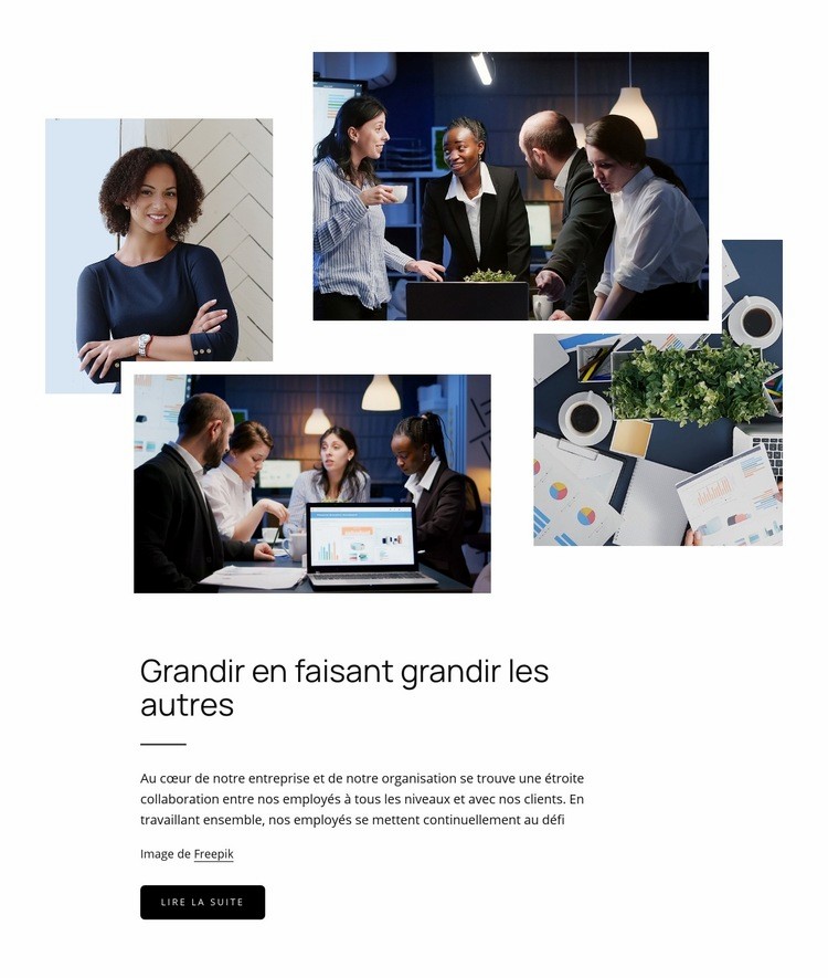 Grandir en cultivant d'autres Créateur de site Web HTML