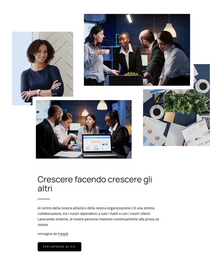 Crescere crescendo altro Modelli di Website Builder