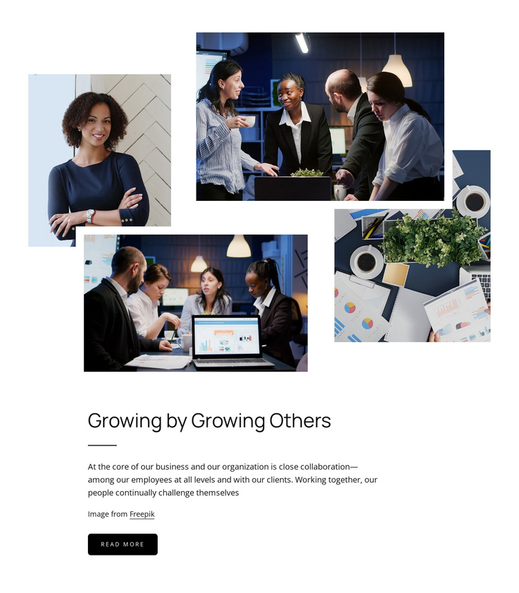 Growing by growing other Joomla Template