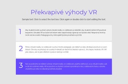 Nejlepší Motiv WordPress Pro Výhody VR