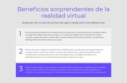 Beneficios De La Realidad Virtual - Plantilla Gratuita