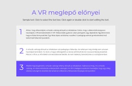 A VR Előnyei - Webhelysablon Ingyenes Letöltése