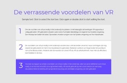 VR-Voordelen - Online HTML Page Builder